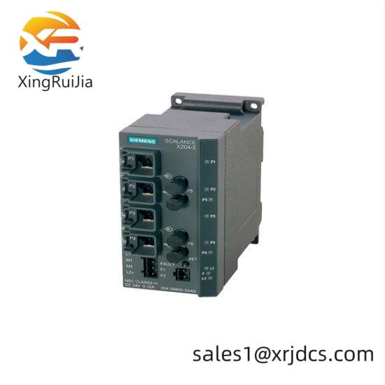 siemens_6gk5_204-2bb10-2aa3_ie_switch.jpg SIEMENS SCALANCE X204-2 IE Switch, High-Performance Industrial Networking