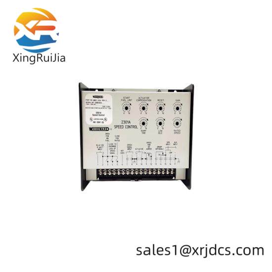 woodword_2301a_9907-014_speed_control.jpg WOODWARD 2301A 9907-014 SPEED CONTROL - Advanced Load Sharing & Speed Control Module