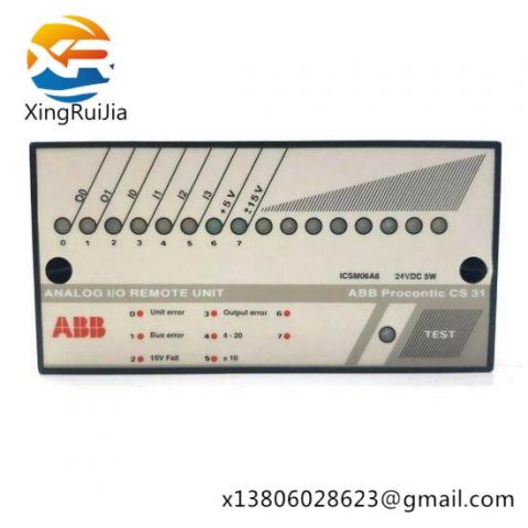 ABB ICSM06A6 Analog I/O Remote Unit