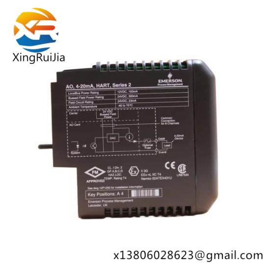 emerson_deltav_ve4005s2b1_analog_output_card.jpg Emerson DeltaV VE4005S2B1 Analog Output Card