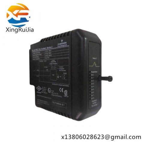 Emerson KJ3201X1-BA1 12P2535X042 DI 8-Channel 24 VDC DRY CONTACT