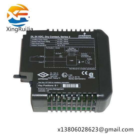 emerson_kj3201x1-ba1_12p253x52_discrete_input_card.jpg EMERSON KJ3201X1-BA1 12P253X52 Discrete Input Card
