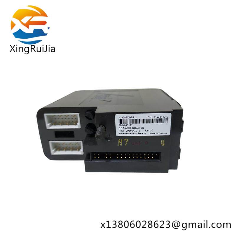 emerson_kj3208x1-ba1_12p3904x012_isolated_card.jpg EMERSON KJ3208X1-BA1 12P3904X012 Isolated Card