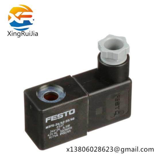 festo_msfg-24_4527_solenoid_coil_msfg_msfw.jpg FESTO MSFG-24 4527 Solenoid Coil MSFG, MSFW
