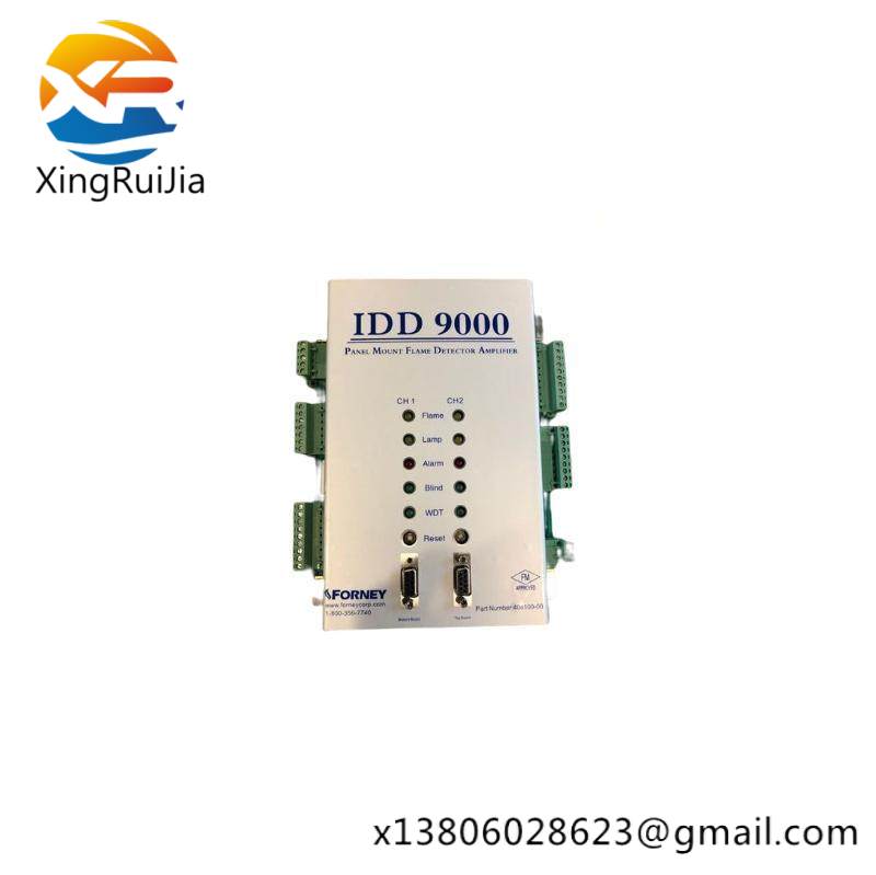forney_idd_9000_408100-00_panel_mount_dual_channel_flame_amplifier.jpeg FORNEY IDD 9000 408100-00 Panel Mount Dual Channel Flame Amplifier