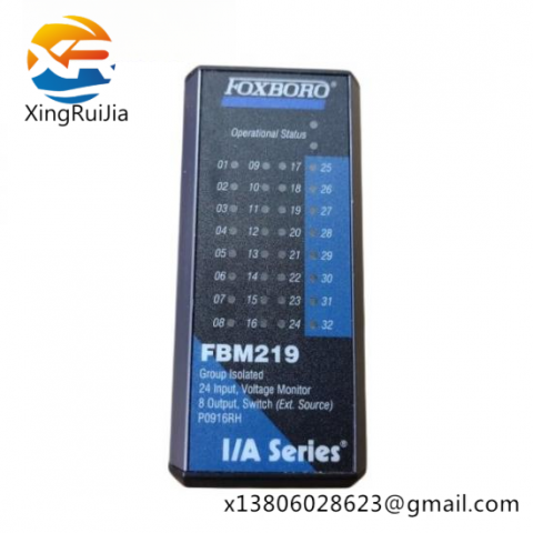 FOXBORO FBM219 P0916RH Group Isolated 24 Input Voltage Monitor