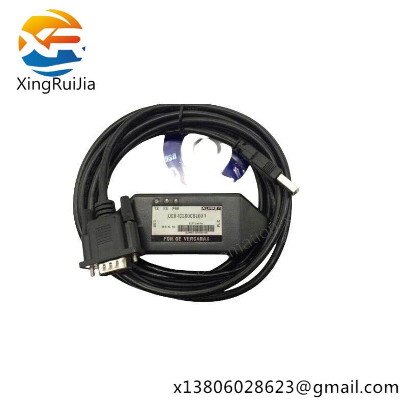ic200cbl001_ge_communications_programming_serial_cable.jpg GE IC200CBL001 Communications Programming Serial Cable