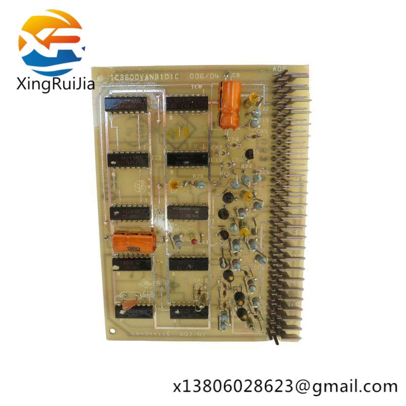ic3600vanb1d1c_ge_control_plc_annunciator_board.jpg GE IC3600VANB1D1C Control PLC Annunciator Board