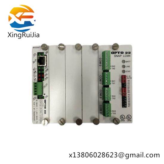 opto_22_snap-lcm4_m4senet-100_controller_ethernet_card.jpg OPTO 22 SNAP-LCM4 M4SENET-100 Controller Ethernet Card